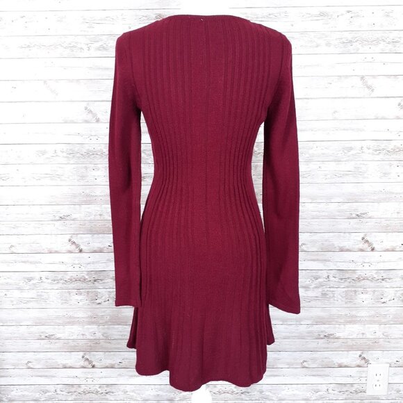 NY Collection Knit Dress PXS Ruby 210A - Picture 4 of 7